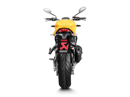 AKRAPOVIC S-D12SO8-RTBL Ducati Monster 1200 / 821 Titanium Slip-on Exhaust – Accessories in the 2WheelsHero Motorcycle Aftermarket Accessories and Parts Online Shop