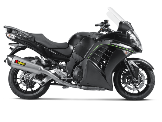 AKRAPOVIC S-K14SO5-HZAAT Kawasaki 1400 GTR / Concours 14 (2017+) Slip-on Exhaust (titanium) – Accessories in the 2WheelsHero Motorcycle Aftermarket Accessories and Parts Online Shop