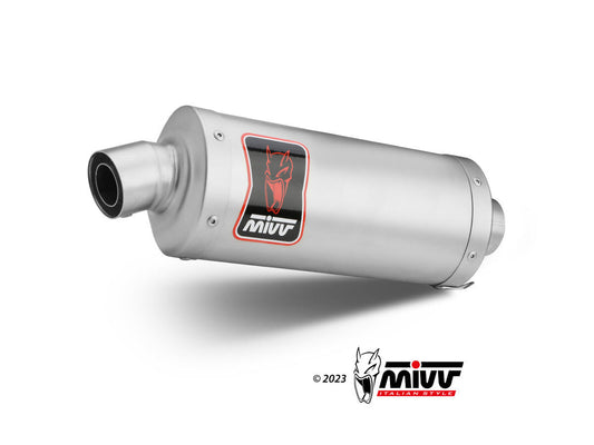 MIVV H.079 HONDA CRF 1100 L AFRICA TWIN ( 2020 / 23 ) Slip on Exhaust "Dakar" (stainless steel; approved) – Accessories in the 2WheelsHero Motorcycle Aftermarket Accessories and Parts Online Shop