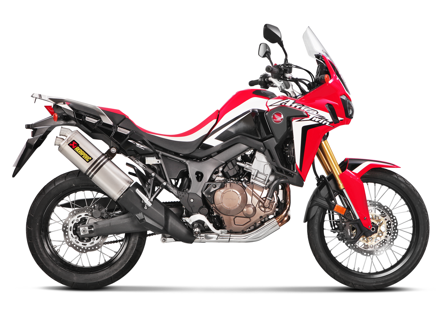 AKRAPOVIC S-H10SO16-WT Honda CRF1000L Africa Twin / Adventure Sports (2019+) Slip-on Exhaust (titanium) – Accessories in the 2WheelsHero Motorcycle Aftermarket Accessories and Parts Online Shop