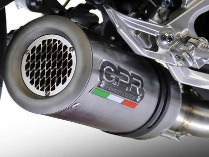 GPR Ducati Monster 796 Dual Slip-on Exhaust "M3 Titanium Natural" (EU homologated) – Accessories in the 2WheelsHero Motorcycle Aftermarket Accessories and Parts Online Shop