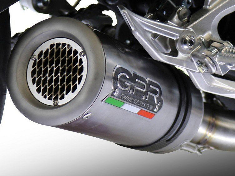GPR Ducati Monster 821 (14/16) Slip-on Exhaust "M3 Titanium Natural" (EU homologated) – Accessories in the 2WheelsHero Motorcycle Aftermarket Accessories and Parts Online Shop