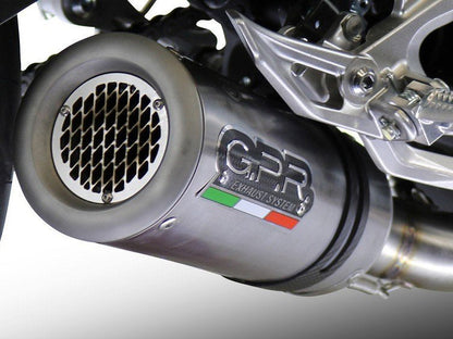 GPR Ducati Monster 821 (14/16) Slip-on Exhaust "M3 Titanium Natural" (EU homologated) – Accessories in the 2WheelsHero Motorcycle Aftermarket Accessories and Parts Online Shop