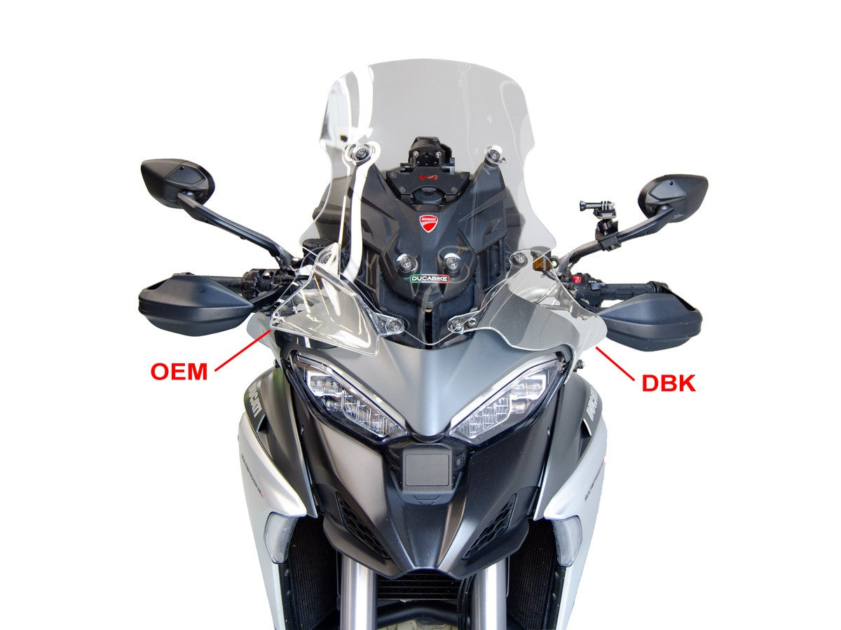 DEF01 - DBK Ducati Multistrada V4 (2021+) Side Wind Deflectors (Pair) – Accessories in the Motoraider Motorcycle Aftermarket Accessories and Parts Online Shop
