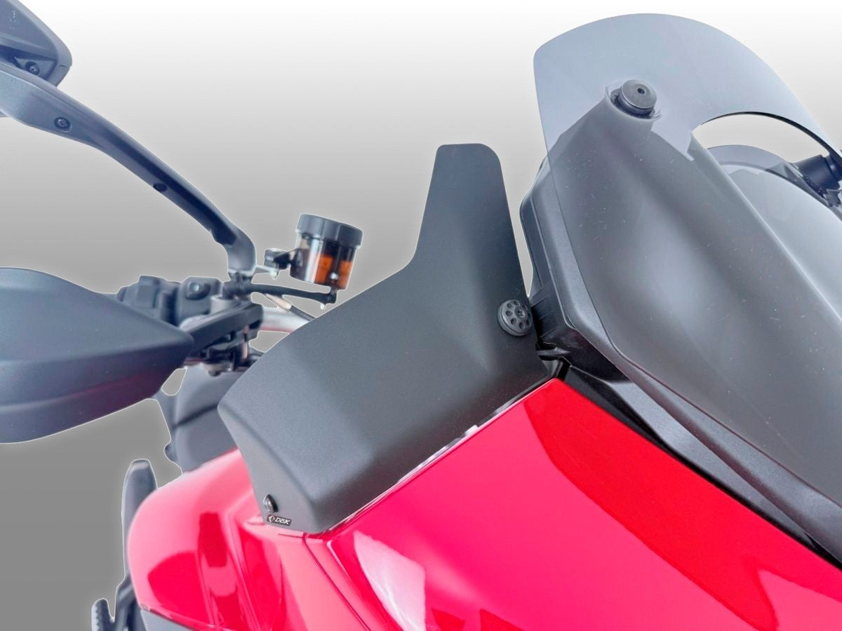 DBK DUCABIKE DEF04 Ducati Multistrada V2 / V2S (2025+) Side Wind Deflectors (pair) – Accessories in the Motoraider Motorcycle Aftermarket Accessories and Parts Online Shop