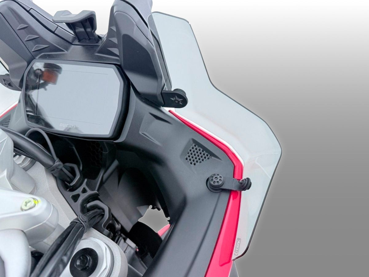 DBK DUCABIKE DEF04 Ducati Multistrada V2 / V2S (2025+) Side Wind Deflectors (pair) – Accessories in the Motoraider Motorcycle Aftermarket Accessories and Parts Online Shop