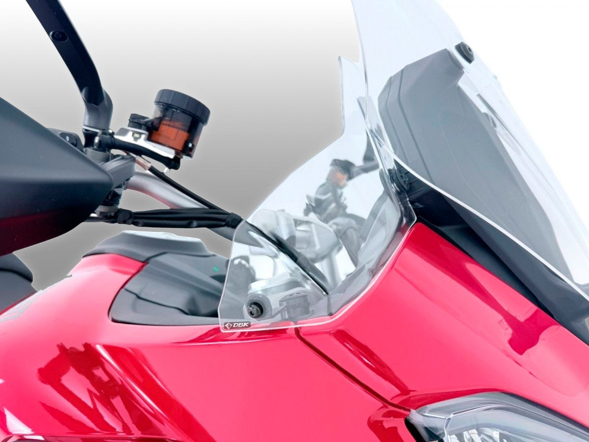 DBK DUCABIKE DEF04 Ducati Multistrada V2 / V2S (2025+) Side Wind Deflectors (pair) – Accessories in the Motoraider Motorcycle Aftermarket Accessories and Parts Online Shop
