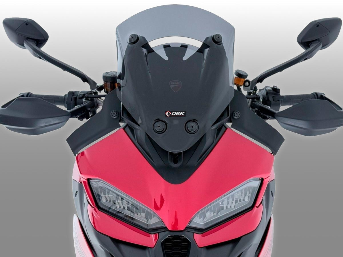 DBK DUCABIKE DEF05 Ducati Multistrada V2 / V2S (2025+) Side Wind Deflectors Kit (sports) – Accessories in the Motoraider Motorcycle Aftermarket Accessories and Parts Online Shop