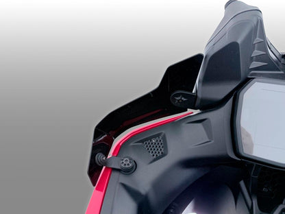 DBK DUCABIKE DEF05 Ducati Multistrada V2 / V2S (2025+) Side Wind Deflectors Kit (sports) – Accessories in the Motoraider Motorcycle Aftermarket Accessories and Parts Online Shop