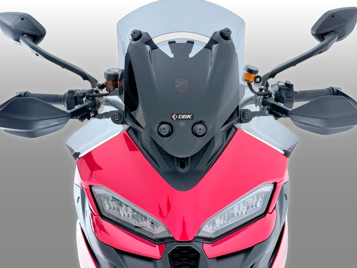 DBK DUCABIKE DEF05 Ducati Multistrada V2 / V2S (2025+) Side Wind Deflectors Kit (sports) – Accessories in the Motoraider Motorcycle Aftermarket Accessories and Parts Online Shop