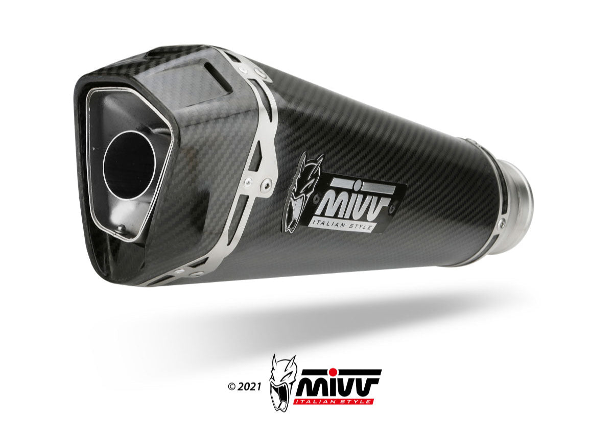 MIVV B.036 BMW S 1000 RR (2019 + ) Slip-on Exhaust "Delta Race" (carbon; approved) – Accessories in the 2WheelsHero Motorcycle Aftermarket Accessories and Parts Online Shop