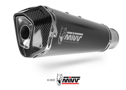 MIVV D.034 Ducati Multistrada 1260 (18/20) Slip-on Exhaust "Delta Race" (black; approved) – Accessories in the 2WheelsHero Motorcycle Aftermarket Accessories and Parts Online Shop