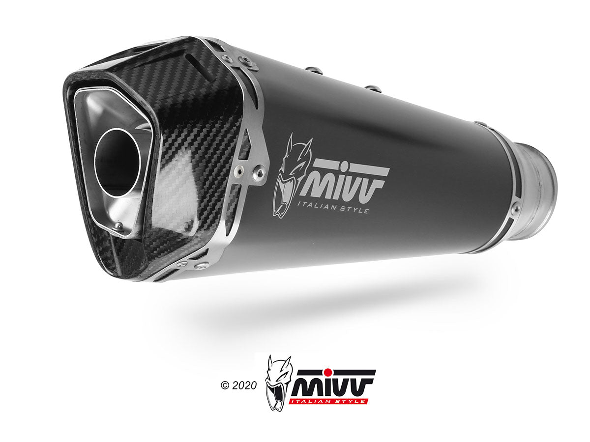 MIVV K.052 Kawasaki Z900 (20/24) Slip-on Exhaust "Delta Race" (black; approved) – Accessories in the 2WheelsHero Motorcycle Aftermarket Accessories and Parts Online Shop