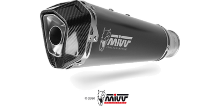 MIVV B.035 BMW G 310 GS (2017+) Full System Exhaust "Delta Race" (black; approved) – Accessories in the 2WheelsHero Motorcycle Aftermarket Accessories and Parts Online Shop