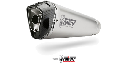MIVV X.AP.0001 Aprilia Tuono660 (2021+) Full System Steel High Exhaust (steel black; not approved) – Accessories in the 2WheelsHero Motorcycle Aftermarket Accessories and Parts Online Shop
