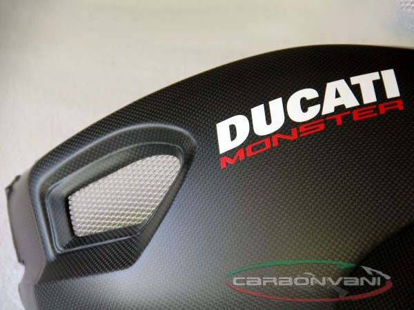 CARBONVANI Ducati Monster 1100 / S / Evo (09/13) Carbon Fuel Tank Side Panel (left side) – Accessories in the 2WheelsHero Motorcycle Aftermarket Accessories and Parts Online Shop