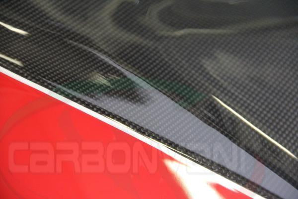 CARBONVANI Ducati Monster 696/796/1100 Carbon Side Tank Panels Kit "Red" – Accessories in the 2WheelsHero Motorcycle Aftermarket Accessories and Parts Online Shop