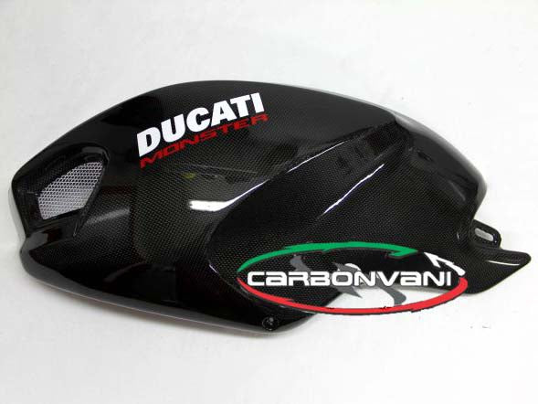CARBONVANI Ducati Monster 1100 / S / Evo (09/13) Carbon Fuel Tank Side Panel (left side) – Accessories in the 2WheelsHero Motorcycle Aftermarket Accessories and Parts Online Shop