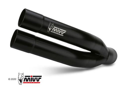 MIVV Y.032 YAMAHA XJ6 / XJ6 DIVERSION (2009 - 2016) Slip On Exhaust "DOUBLE GUN" (Black; approved) – Accessories in the 2WheelsHero Motorcycle Aftermarket Accessories and Parts Online Shop