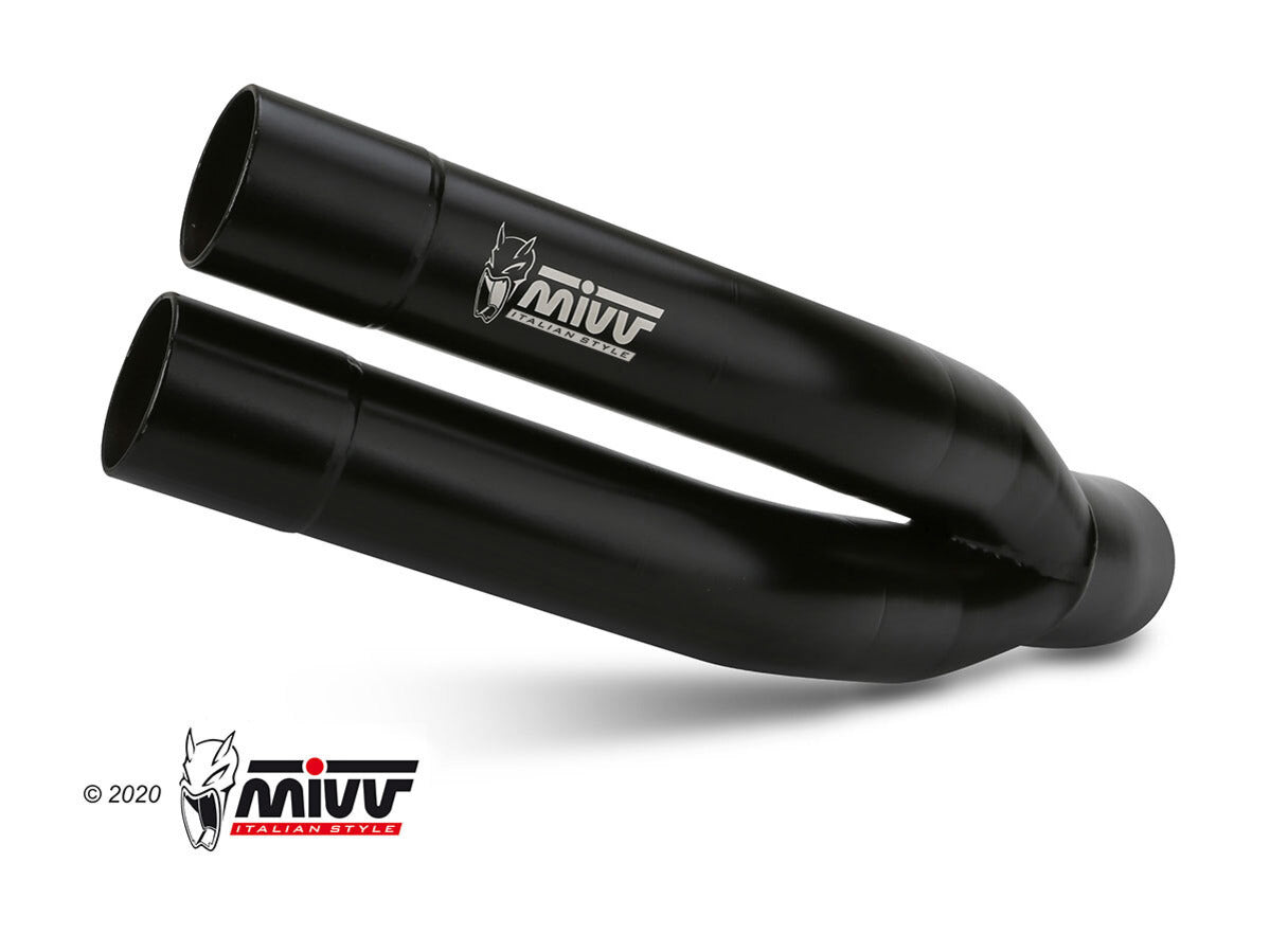 MIVV K.052 Kawasaki Z900 (20/24) Slip-on Exhaust "Double Gun" (black; not approved) – Accessories in the 2WheelsHero Motorcycle Aftermarket Accessories and Parts Online Shop