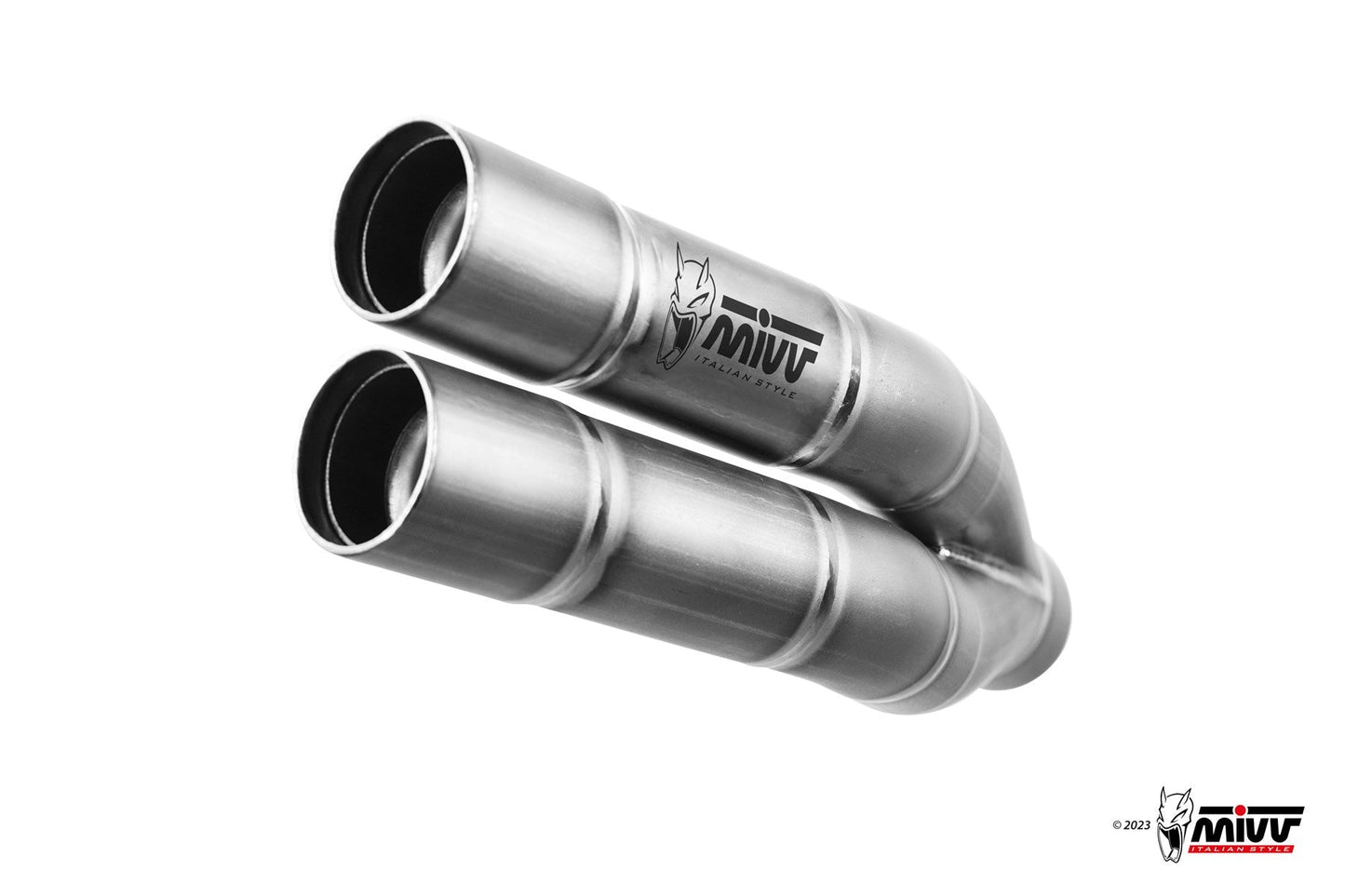 MIVV D.037 Ducati Multistrada V2 / V2S (2022+) Slip-on Exhaust "Double Gun" (stainless steel; approved) – Accessories in the 2WheelsHero Motorcycle Aftermarket Accessories and Parts Online Shop