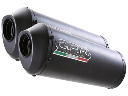 GPR Yamaha BT1100 Bulldog Dual Slip-on Exhaust "Ghisa" (EU homologated) – Accessories in the 2WheelsHero Motorcycle Aftermarket Accessories and Parts Online Shop