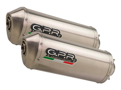 GPR Suzuki DL1000 V-Strom (02/12) Dual Slip-on Exhaust "Satinox" (EU homologated) – Accessories in the 2WheelsHero Motorcycle Aftermarket Accessories and Parts Online Shop