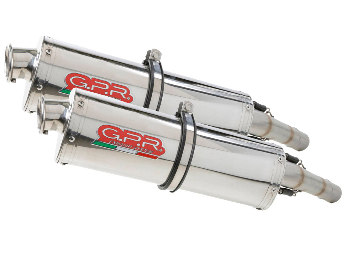 GPR Yamaha FJR1300 (17/20) Dual Slip-on Exhaust "Trioval" (EU homologated) – Accessories in the 2WheelsHero Motorcycle Aftermarket Accessories and Parts Online Shop