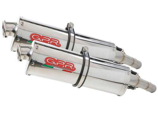 GPR Yamaha FJR1300 (17/20) Dual Slip-on Exhaust "Trioval" (EU homologated) – Accessories in the 2WheelsHero Motorcycle Aftermarket Accessories and Parts Online Shop