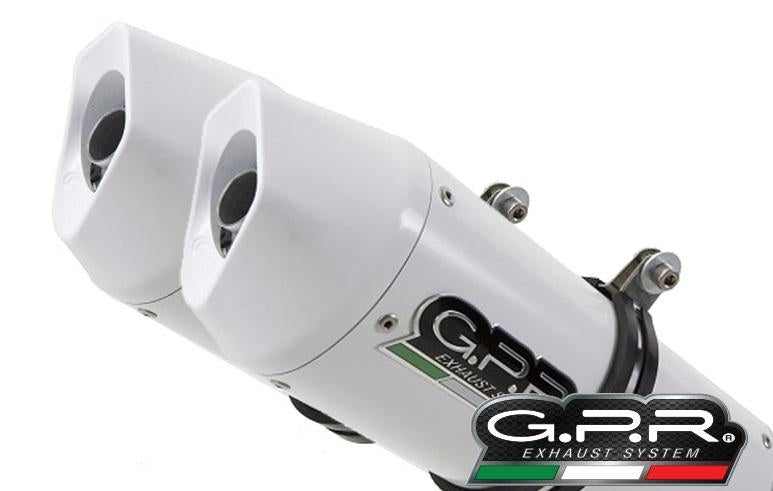 GPR Suzuki GSX1300BK B-King Dual Slip-on Exhaust "Albus Ceramic" (EU homologated) – Accessories in the 2WheelsHero Motorcycle Aftermarket Accessories and Parts Online Shop