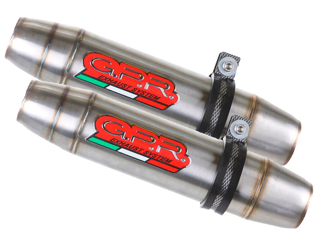 GPR Triumph Street Triple (08/12) Dual Slip-on Exhaust "Deeptone Inox" (EU homologated) – Accessories in the 2WheelsHero Motorcycle Aftermarket Accessories and Parts Online Shop