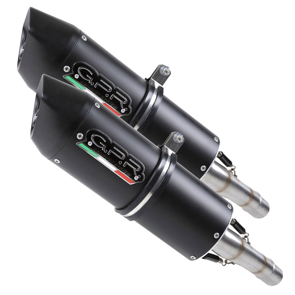 GPR Suzuki DL1000 V-Strom (02/12) Dual Slip-on Exhaust "Furore Nero" (EU homologated) – Accessories in the 2WheelsHero Motorcycle Aftermarket Accessories and Parts Online Shop