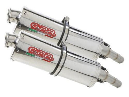 GPR Suzuki GSX1300R Hayabusa (01/07) Dual Slip-on Exhaust "Trioval" (EU homologated) – Accessories in the 2WheelsHero Motorcycle Aftermarket Accessories and Parts Online Shop