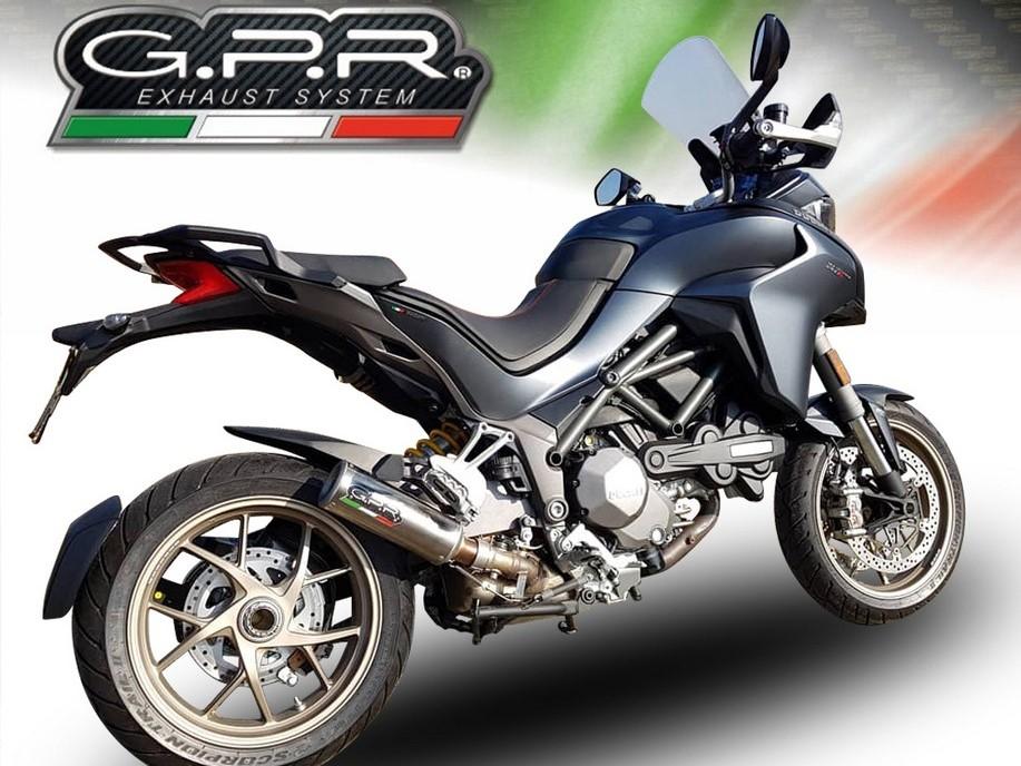 GPR Ducati Multistrada 1260 Slip-on Exhaust "M3 Titanium Natural" – Accessories in the 2WheelsHero Motorcycle Aftermarket Accessories and Parts Online Shop