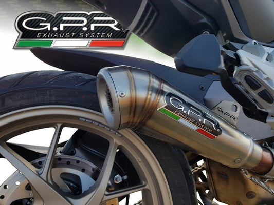 GPR Ducati Multistrada 1260 Slip-on Exhaust "Powercone Evo" – Accessories in the 2WheelsHero Motorcycle Aftermarket Accessories and Parts Online Shop
