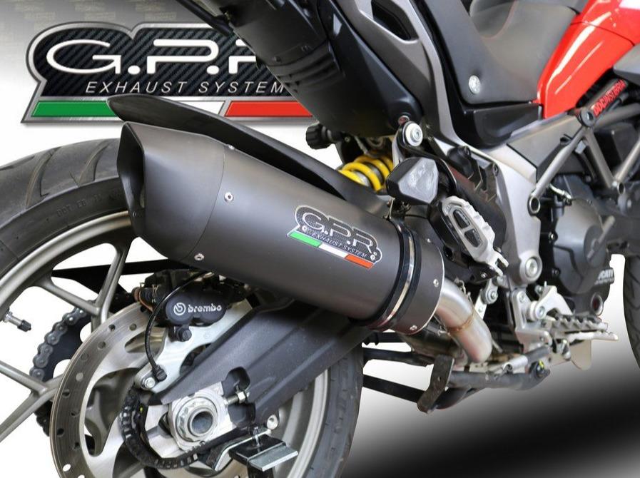 GPR Ducati Multistrada 950 Slip-on Exhaust "Furore Evo 4 Nero" (EU homologated) – Accessories in the 2WheelsHero Motorcycle Aftermarket Accessories and Parts Online Shop