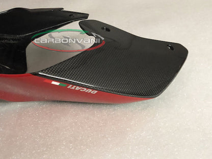 CARBONVANI Ducati Streetfighter V4 / V4S (2023+) Carbon Tail (road version; red-black) – Accessories in the 2WheelsHero Motorcycle Aftermarket Accessories and Parts Online Shop