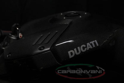 CARBONVANI Ducati Panigale V4R (19/21) Carbon Tank Battery Cover (DP version) – Accessories in the 2WheelsHero Motorcycle Aftermarket Accessories and Parts Online Shop