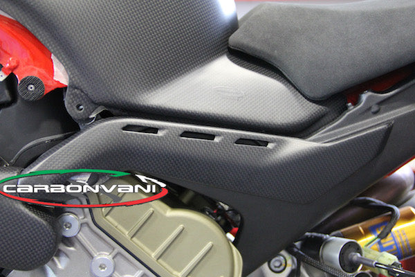 CARBONVANI Ducati Panigale V4 / V4S (20/21) Carbon Underseat Cover (right side) – Accessories in the 2WheelsHero Motorcycle Aftermarket Accessories and Parts Online Shop