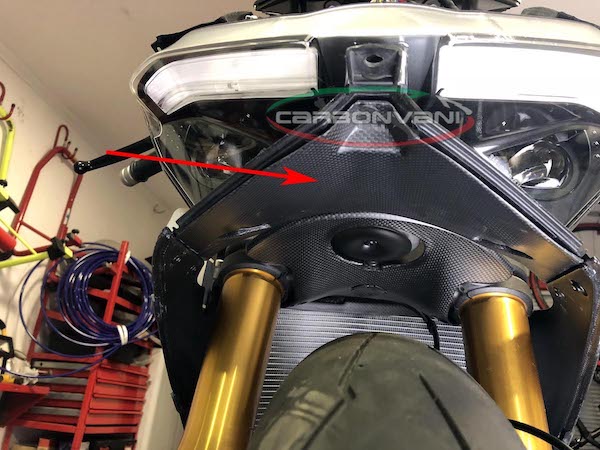 CARBONVANI Ducati Panigale V4 / V4S (20/21) Carbon Headlight Fairing (bottom; B) – Accessories in the 2WheelsHero Motorcycle Aftermarket Accessories and Parts Online Shop