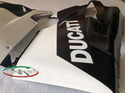 CARBONVANI Ducati Panigale V4 / V4R Full Carbon Fairing Set (8 parts; Akrapovic version) – Accessories in the 2WheelsHero Motorcycle Aftermarket Accessories and Parts Online Shop