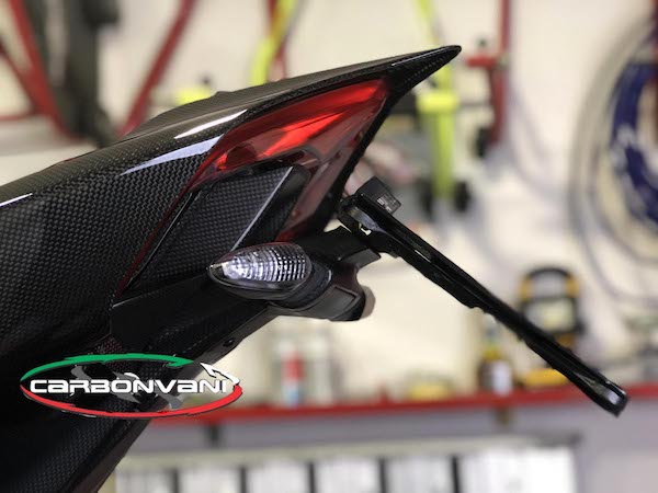 CARBONVANI Ducati Panigale V4 / V4S (2022+) Carbon License Plate Holder (CV version) – Accessories in the 2WheelsHero Motorcycle Aftermarket Accessories and Parts Online Shop