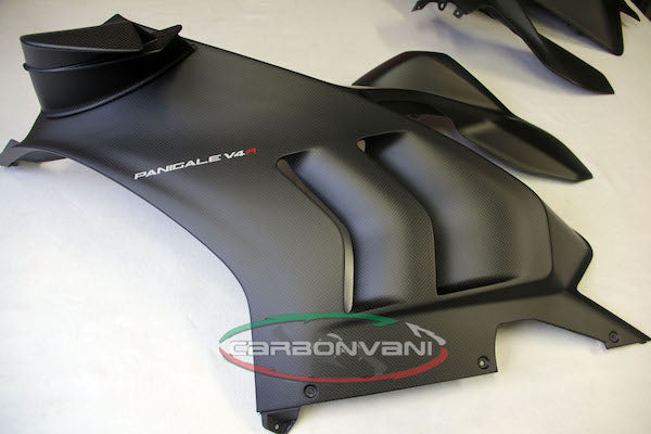 CARBONVANI Ducati Panigale V4 / V4R (20/21) Carbon Side Fairing Panel (left) – Accessories in the 2WheelsHero Motorcycle Aftermarket Accessories and Parts Online Shop