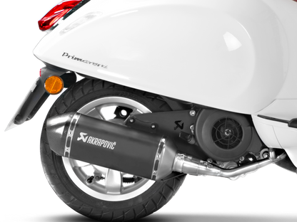 AKRAPOVIC S-VE125R2-HZBL Vespa Sprint 150ie 3V (2020+) Exhaust System "Racing Line" (SS) – Accessories in the 2WheelsHero Motorcycle Aftermarket Accessories and Parts Online Shop