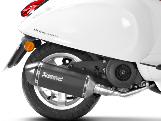 AKRAPOVIC S-VE125R2-HZBL Vespa Sprint 150ie 3V (2020+) Exhaust System "Racing Line" (SS) – Accessories in the 2WheelsHero Motorcycle Aftermarket Accessories and Parts Online Shop