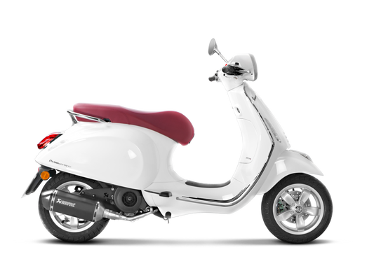 AKRAPOVIC S-VE125R2-HZBL Vespa Sprint 150ie 3V (2020+) Exhaust System "Racing Line" (SS) – Accessories in the 2WheelsHero Motorcycle Aftermarket Accessories and Parts Online Shop