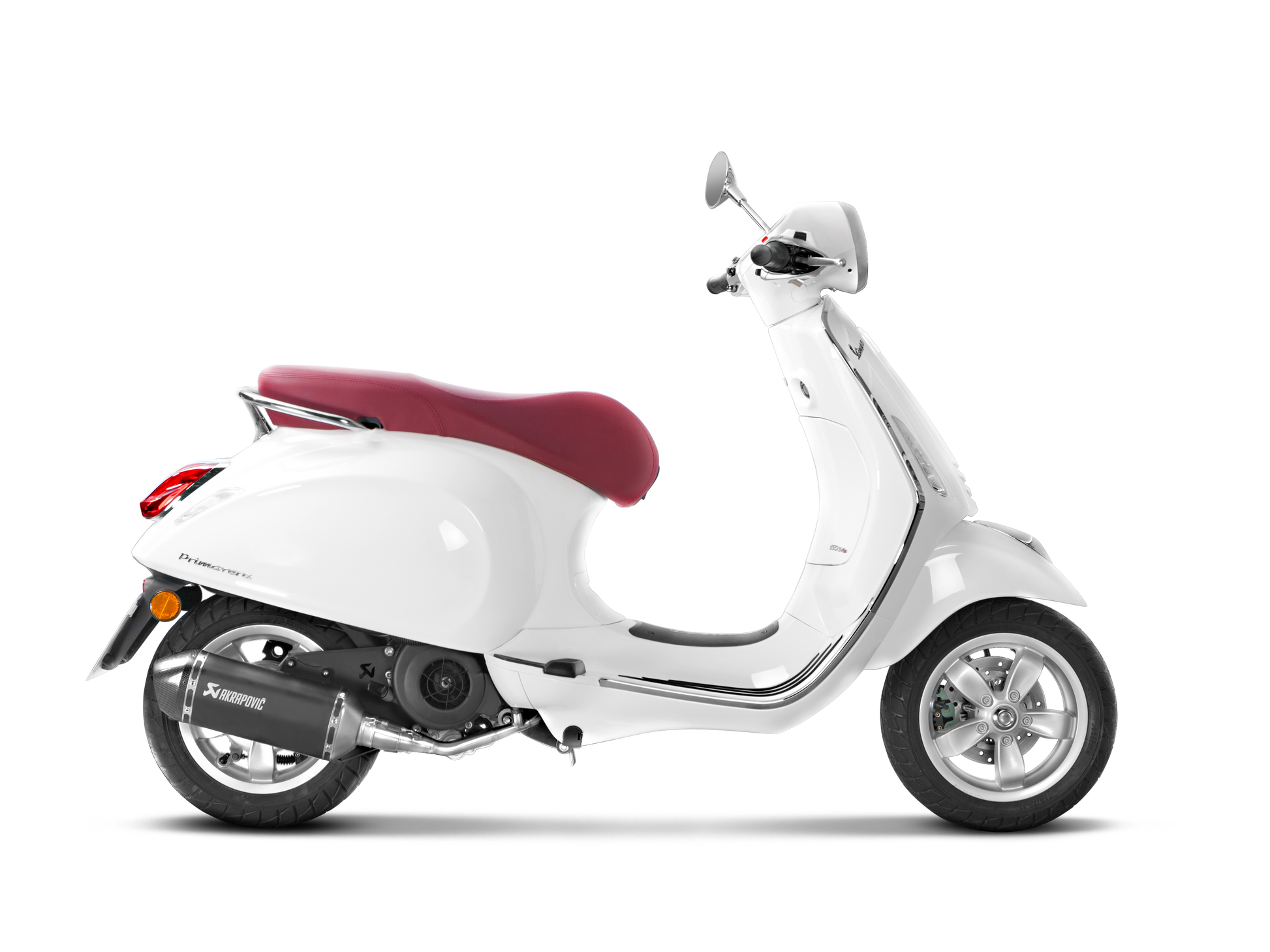 AKRAPOVIC S-VE125R2-HZBL Vespa Primavera 125ie 3V (2020+) Exhaust System "Racing Line" (SS) – Accessories in the 2WheelsHero Motorcycle Aftermarket Accessories and Parts Online Shop