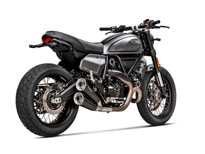 AKRAPOVIC S-D8SO6-ISSSBL Ducati Scrambler 800 (2022+) Slip-on Exhaust (SS) – Accessories in the 2WheelsHero Motorcycle Aftermarket Accessories and Parts Online Shop