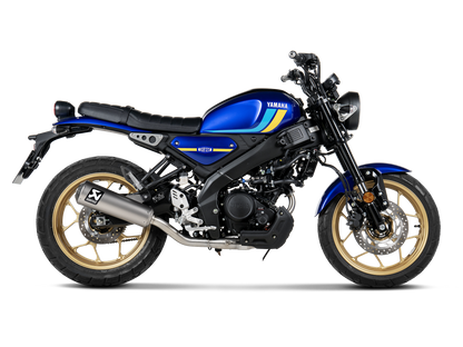 AKRAPOVIC S-Y125R13-HBFGT Yamaha XSR 125 / XSR 125 Legacy (2025+) Exhaust System "Racing Line" (titanium) – Accessories in the 2WheelsHero Motorcycle Aftermarket Accessories and Parts Online Shop