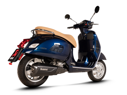 AKRAPOVIC S-VE3SO10-HZDFBL Vespa GTS Super 300 / Sei Giorni / Tech (2021+) Slip-On Exhaust (SS) – Accessories in the 2WheelsHero Motorcycle Aftermarket Accessories and Parts Online Shop